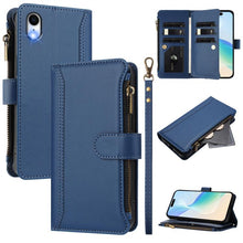 Load image into Gallery viewer, Magnetic Closure 9 Card Slots Zipper Leather Case with Hand Strap, For iPhone 11 Pro Max, For iPhone 11, For iPhone 11 Pro, For iPhone XS / X, For iPhone XR, For iPhone XS Max, For iPhone 8 Plus / 7 Plus