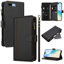Load image into Gallery viewer, Magnetic Closure 9 Card Slots Zipper Leather Case with Hand Strap, For iPhone 11 Pro Max, For iPhone 11, For iPhone 11 Pro, For iPhone XS / X, For iPhone XR, For iPhone XS Max, For iPhone 8 Plus / 7 Plus