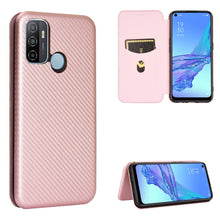 Load image into Gallery viewer, Carbon Fiber Texture Magnetic Horizontal Flip TPU + PC + PU Leather Case with Card Slot &amp; Lanyard