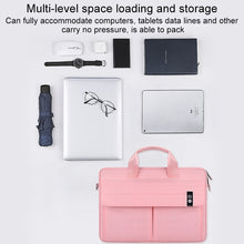 Load image into Gallery viewer, ST08 Handheld Briefcase Carrying Storage Bag without Shoulder Strap, for 13.3 inch Laptop, for 14.1 inch Laptop, for 15.4 inch Laptop, for 15.6 inch Laptop