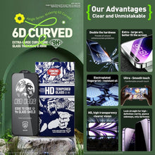 Load image into Gallery viewer, WK WTP-096 Jungle Series Kinkong 6D Curved HD Tempered Glass Film, For iPhone 15 Pro