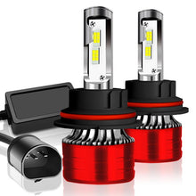 Load image into Gallery viewer, 2pcs 25W 2500lm 6000K Car LED Headlight Bulb, 9004, 9005, 9006, 9007, H1, H4, H7, H11, H13