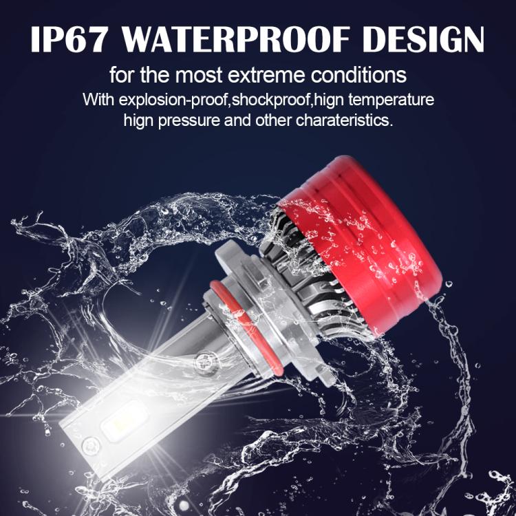 2pcs 25W 2500lm 6000K Car LED Headlight Bulb, 9004, 9005, 9006, 9007, H1, H4, H7, H11, H13