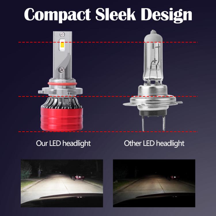 2pcs 25W 2500lm 6000K Car LED Headlight Bulb, 9004, 9005, 9006, 9007, H1, H4, H7, H11, H13