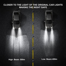Load image into Gallery viewer, 2pcs 25W 2500lm 6000K Car LED Headlight Bulb, 9004, 9005, 9006, 9007, H1, H4, H7, H11, H13