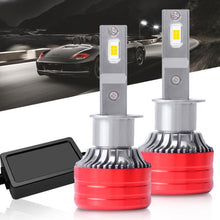Load image into Gallery viewer, 2pcs 25W 2500lm 6000K Car LED Headlight Bulb, 9004, 9005, 9006, 9007, H1, H4, H7, H11, H13