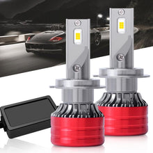 Load image into Gallery viewer, 2pcs 25W 2500lm 6000K Car LED Headlight Bulb, 9004, 9005, 9006, 9007, H1, H4, H7, H11, H13
