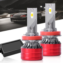 Load image into Gallery viewer, 2pcs 25W 2500lm 6000K Car LED Headlight Bulb, 9004, 9005, 9006, 9007, H1, H4, H7, H11, H13