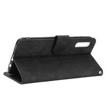 Load image into Gallery viewer, Solid Color Skin Feel Magnetic Buckle Horizontal Flip Calf Texture PU Leather Case with Holder &amp; Card Slots &amp; Wallet