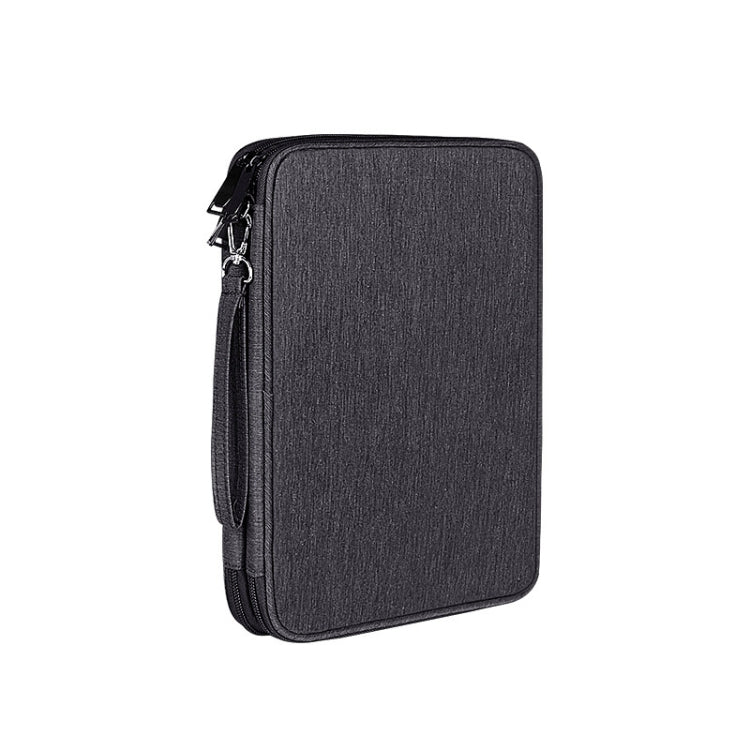 SM01 Multi-function Waterproof Double Layer Data Cable Earphone U Disk Digital Accessories Storage Bag, Size: L, Size: L(Black), Size: L(Navy Blue)