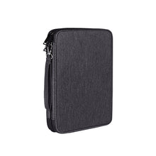 Load image into Gallery viewer, SM01 Multi-function Waterproof Double Layer Data Cable Earphone U Disk Digital Accessories Storage Bag, Size: L, Size: L(Black), Size: L(Navy Blue)