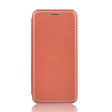 Load image into Gallery viewer, Carbon Fiber Texture Magnetic Horizontal Flip TPU + PC + PU Leather Case with Card Slot, For Kyocera Android One S6, For Kyocera Gratina KYV48, For Ulefone Note 9P, For Sharp Aquos Zero 5G Basic, For iPod Touch 5 / 6 / 7