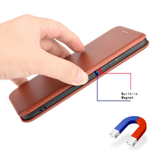 Load image into Gallery viewer, Carbon Fiber Texture Magnetic Horizontal Flip TPU + PC + PU Leather Case with Card Slot, For Kyocera Android One S6, For Kyocera Gratina KYV48, For Ulefone Note 9P, For Sharp Aquos Zero 5G Basic, For iPod Touch 5 / 6 / 7
