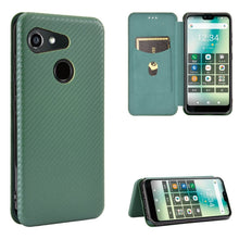 Load image into Gallery viewer, Carbon Fiber Texture Magnetic Horizontal Flip TPU + PC + PU Leather Case with Card Slot, For Kyocera Android One S6, For Kyocera Gratina KYV48, For Ulefone Note 9P, For Sharp Aquos Zero 5G Basic, For iPod Touch 5 / 6 / 7