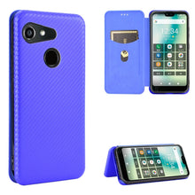Load image into Gallery viewer, Carbon Fiber Texture Magnetic Horizontal Flip TPU + PC + PU Leather Case with Card Slot, For Kyocera Android One S6, For Kyocera Gratina KYV48, For Ulefone Note 9P, For Sharp Aquos Zero 5G Basic, For iPod Touch 5 / 6 / 7