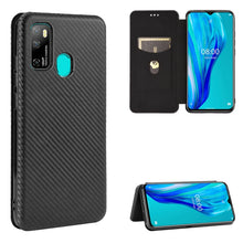 Load image into Gallery viewer, Carbon Fiber Texture Magnetic Horizontal Flip TPU + PC + PU Leather Case with Card Slot, For Kyocera Android One S6, For Kyocera Gratina KYV48, For Ulefone Note 9P, For Sharp Aquos Zero 5G Basic, For iPod Touch 5 / 6 / 7