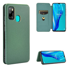 Load image into Gallery viewer, Carbon Fiber Texture Magnetic Horizontal Flip TPU + PC + PU Leather Case with Card Slot, For Kyocera Android One S6, For Kyocera Gratina KYV48, For Ulefone Note 9P, For Sharp Aquos Zero 5G Basic, For iPod Touch 5 / 6 / 7