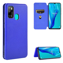 Load image into Gallery viewer, Carbon Fiber Texture Magnetic Horizontal Flip TPU + PC + PU Leather Case with Card Slot, For Kyocera Android One S6, For Kyocera Gratina KYV48, For Ulefone Note 9P, For Sharp Aquos Zero 5G Basic, For iPod Touch 5 / 6 / 7