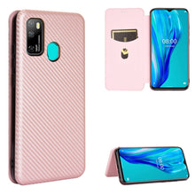 Load image into Gallery viewer, Carbon Fiber Texture Magnetic Horizontal Flip TPU + PC + PU Leather Case with Card Slot, For Kyocera Android One S6, For Kyocera Gratina KYV48, For Ulefone Note 9P, For Sharp Aquos Zero 5G Basic, For iPod Touch 5 / 6 / 7