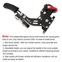 Load image into Gallery viewer, Car Universal USB Horizontal Drift Rally Racing Handbrake Lever Professional Gaming Peripherals for Racing Games G25/27/29 T500, HB031-BK