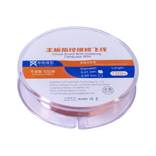 Load image into Gallery viewer, 120m Circuit Board BGA Soldering Conductor Wire, Non Insulation Type 0.01mm, Non Insulation Type 0.02mm, Non Insulation Type 0.008mm