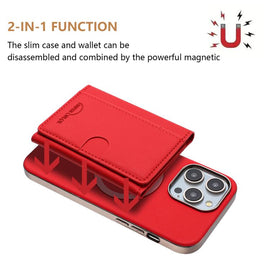 Solid Color Horizontal Magnetic Card Bag RFID MagSafe Phone Case, For iPhone 16 Pro Max, For iPhone 16 Pro, For iPhone 16 Plus, For iPhone 16, For iPhone 15 Pro Max, For iPhone 15 Pro, For iPhone 15 Plus, For iPhone 15