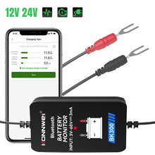 Load image into Gallery viewer, KONNWEI BK300 6V / 12V / 24V Car Bluetooth 5.0 Battery Monitor Diagnostic Tool, BK300