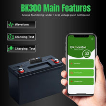 Load image into Gallery viewer, KONNWEI BK300 6V / 12V / 24V Car Bluetooth 5.0 Battery Monitor Diagnostic Tool, BK300