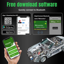 Load image into Gallery viewer, KONNWEI BK300 6V / 12V / 24V Car Bluetooth 5.0 Battery Monitor Diagnostic Tool, BK300