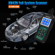 Load image into Gallery viewer, KONNWEI KW420 2.8 inch Color Screen Car OBD2 Fault Diagnostic Scan Tool for Honda, KW420