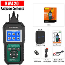 Load image into Gallery viewer, KONNWEI KW420 2.8 inch Color Screen Car OBD2 Fault Diagnostic Scan Tool for Honda, KW420