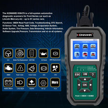 Load image into Gallery viewer, KONNWEI KW470 2.8 inch Color Screen Car OBD2 Fault Diagnostic Scan Tool for Ford, KW470