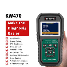 Load image into Gallery viewer, KONNWEI KW470 2.8 inch Color Screen Car OBD2 Fault Diagnostic Scan Tool for Ford, KW470