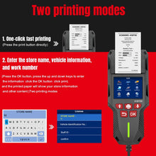 Load image into Gallery viewer, KONNWEI KW700 12V / 24V 2.8 inch Color Screen Car Battery Tester with Printer, KW700