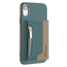 Load image into Gallery viewer, Zipper Horizontal Magnetic Card Bag RFID MagSafe Phone Case, For iPhone 12 / 12 Pro, For iPhone 11 Pro Max, For iPhone 11, For iPhone 11 Pro, For iPhone XR, For iPhone 8 Plus / 7 Plus, For iPhone 8 / 7 / 6