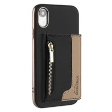 Load image into Gallery viewer, Zipper Horizontal Magnetic Card Bag RFID MagSafe Phone Case, For iPhone 12 / 12 Pro, For iPhone 11 Pro Max, For iPhone 11, For iPhone 11 Pro, For iPhone XR, For iPhone 8 Plus / 7 Plus, For iPhone 8 / 7 / 6