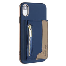 Load image into Gallery viewer, Zipper Horizontal Magnetic Card Bag RFID MagSafe Phone Case, For iPhone 12 / 12 Pro, For iPhone 11 Pro Max, For iPhone 11, For iPhone 11 Pro, For iPhone XR, For iPhone 8 Plus / 7 Plus, For iPhone 8 / 7 / 6