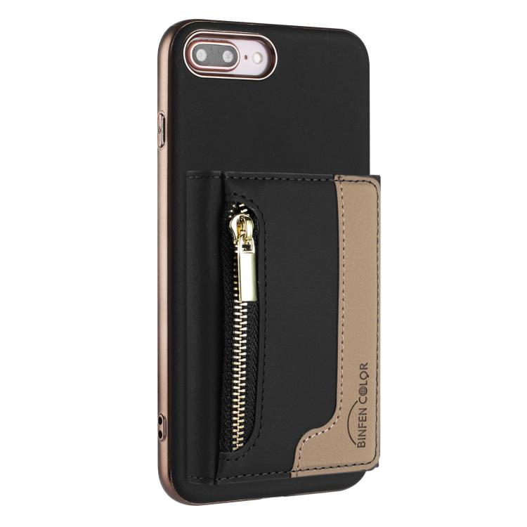 Zipper Horizontal Magnetic Card Bag RFID MagSafe Phone Case, For iPhone 12 / 12 Pro, For iPhone 11 Pro Max, For iPhone 11, For iPhone 11 Pro, For iPhone XR, For iPhone 8 Plus / 7 Plus, For iPhone 8 / 7 / 6