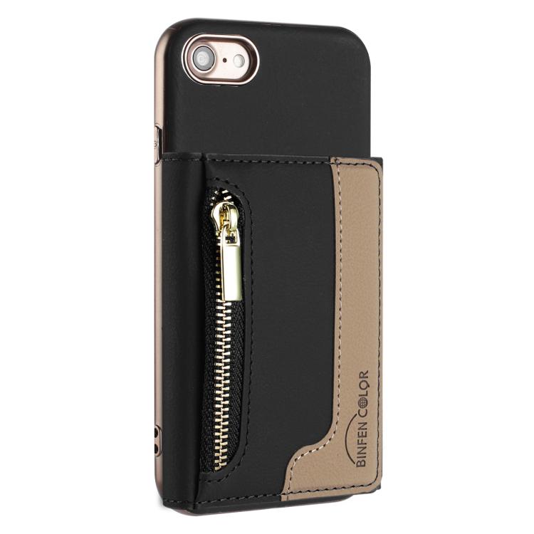 Zipper Horizontal Magnetic Card Bag RFID MagSafe Phone Case, For iPhone 12 / 12 Pro, For iPhone 11 Pro Max, For iPhone 11, For iPhone 11 Pro, For iPhone XR, For iPhone 8 Plus / 7 Plus, For iPhone 8 / 7 / 6