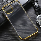 Three Stage Electroplating TPU Protective Soft Case, For iPhone 12 mini, For iPhone 12 / 12 Pro, For iPhone 12 Pro Max