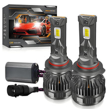 Load image into Gallery viewer, 2pcs/Pack 50W 6000LM 6000K Car Double Copper Tube LED Headlight Bulb, 9005, 9006, H1, H4, H7, H11