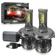 Load image into Gallery viewer, 2pcs/Pack 50W 6000LM 6000K Car Double Copper Tube LED Headlight Bulb, 9005, 9006, H1, H4, H7, H11