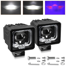 Load image into Gallery viewer, 2pcs/Pack 35W 3600LM 6500K Car Square HD Large Lens Spotlight Work Light