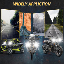 Load image into Gallery viewer, 30W 3000LM 6000K Motorcycle Dual Lens LED Spotlight with Control Cable Set