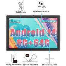 Load image into Gallery viewer, 25pcs 9H 0.3mm Explosion-proof Tempered Glass Film, For Kotsren C11 Tablet 10.1
