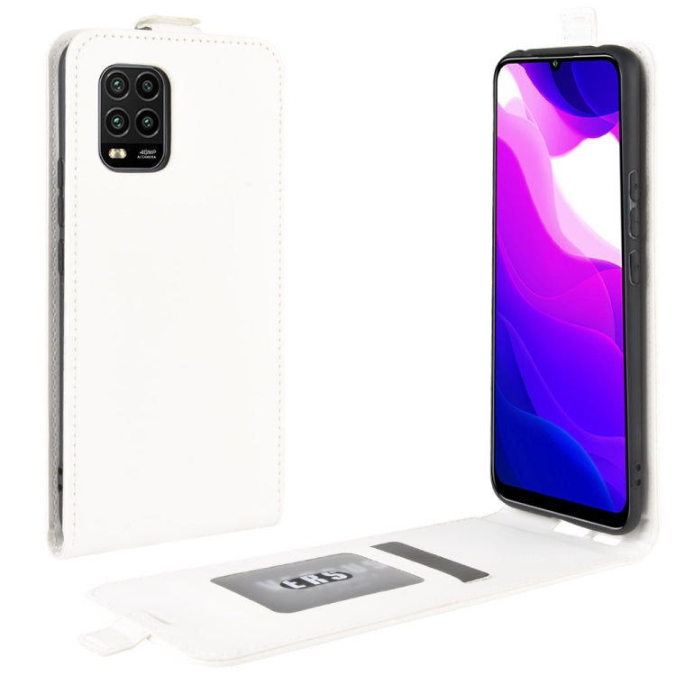R64 Texture Single Vertical Flip Leather Protective Case with Card Slots & Photo Frame, For Xiaomi Mi 10 Lite 5G