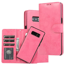 Load image into Gallery viewer, Retro 2 in 1 Detachable Magnetic Horizontal Flip TPU + PU Leather Case with Holder &amp; Card Slots &amp; Photo Frame &amp; Wallet, For Samsung Galaxy Note8, For Samsung Galaxy Note9, For Samsung Galaxy Note10, For Samsung Galaxy Note10+, For Samsung Galaxy S8    ...