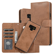 Load image into Gallery viewer, Retro 2 in 1 Detachable Magnetic Horizontal Flip TPU + PU Leather Case with Holder &amp; Card Slots &amp; Photo Frame &amp; Wallet, For Samsung Galaxy Note8, For Samsung Galaxy Note9, For Samsung Galaxy Note10, For Samsung Galaxy Note10+, For Samsung Galaxy S8    ...