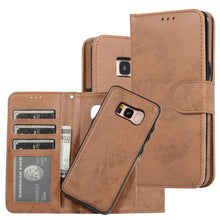 Load image into Gallery viewer, Retro 2 in 1 Detachable Magnetic Horizontal Flip TPU + PU Leather Case with Holder &amp; Card Slots &amp; Photo Frame &amp; Wallet, For Samsung Galaxy Note8, For Samsung Galaxy Note9, For Samsung Galaxy Note10, For Samsung Galaxy Note10+, For Samsung Galaxy S8    ...