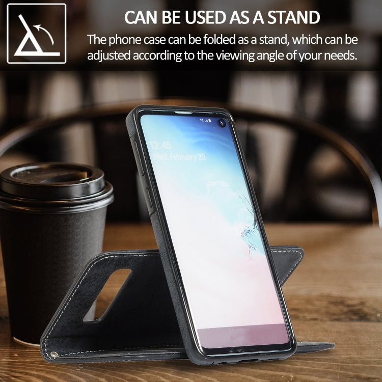 Retro 2 in 1 Detachable Magnetic Horizontal Flip TPU + PU Leather Case with Holder & Card Slots & Photo Frame & Wallet